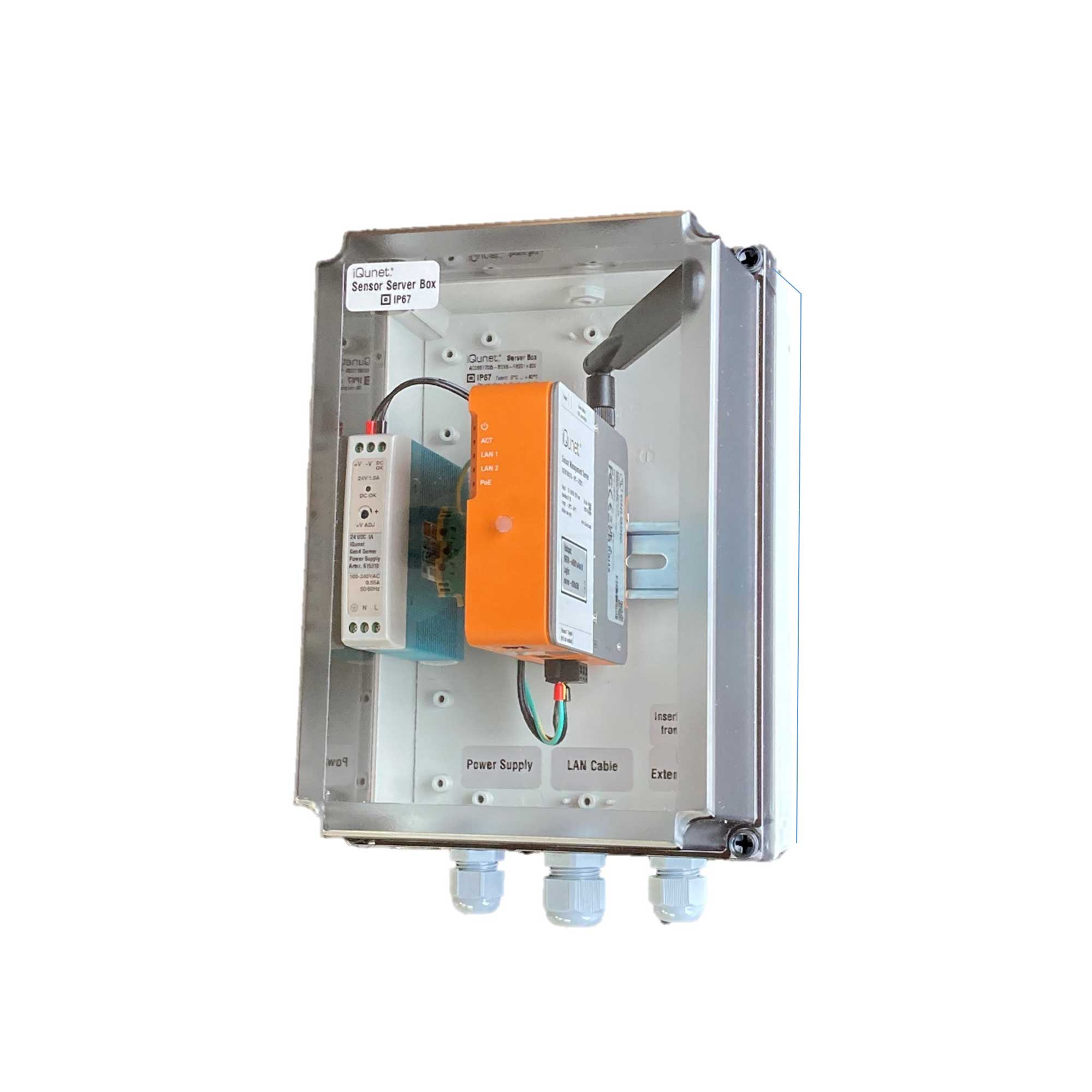 FR201 server box with AC supply