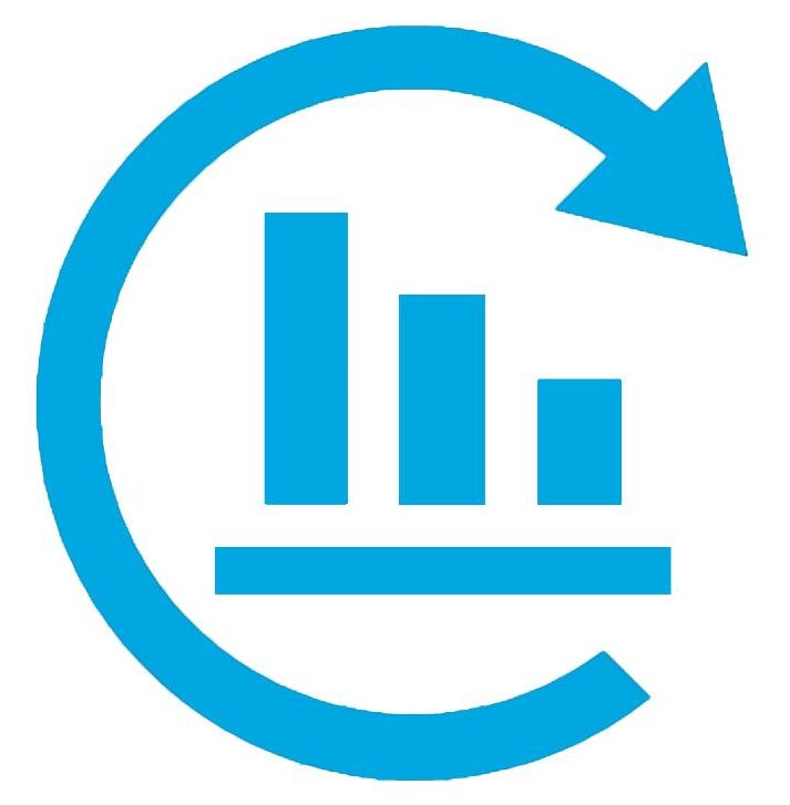BLUE configuration and reporting icon