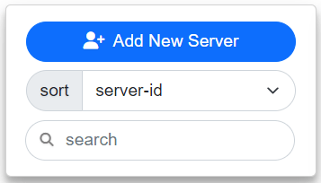 Add new server in the iQunet Sensor Dashboard